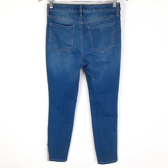 NYDJ Ami Ankle Skinny Jeans In Medium Wash Size 4 Petite (Short) - Picture 4 of 9